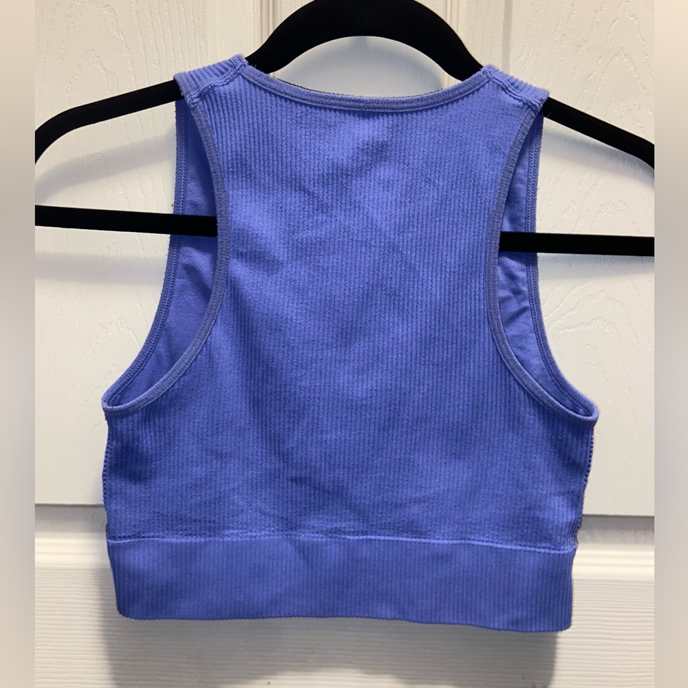 Garage Lavender Ribbed Knit Top - Picture 2 of 4